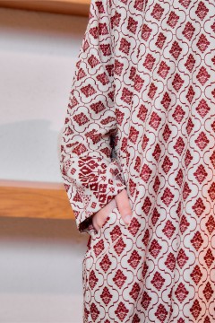 KAFTAN KEBAYA AISYAH - MAROON