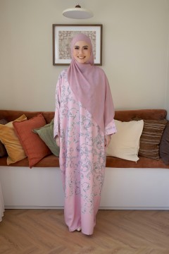KAFTAN NAURAH - FLOWER PINK