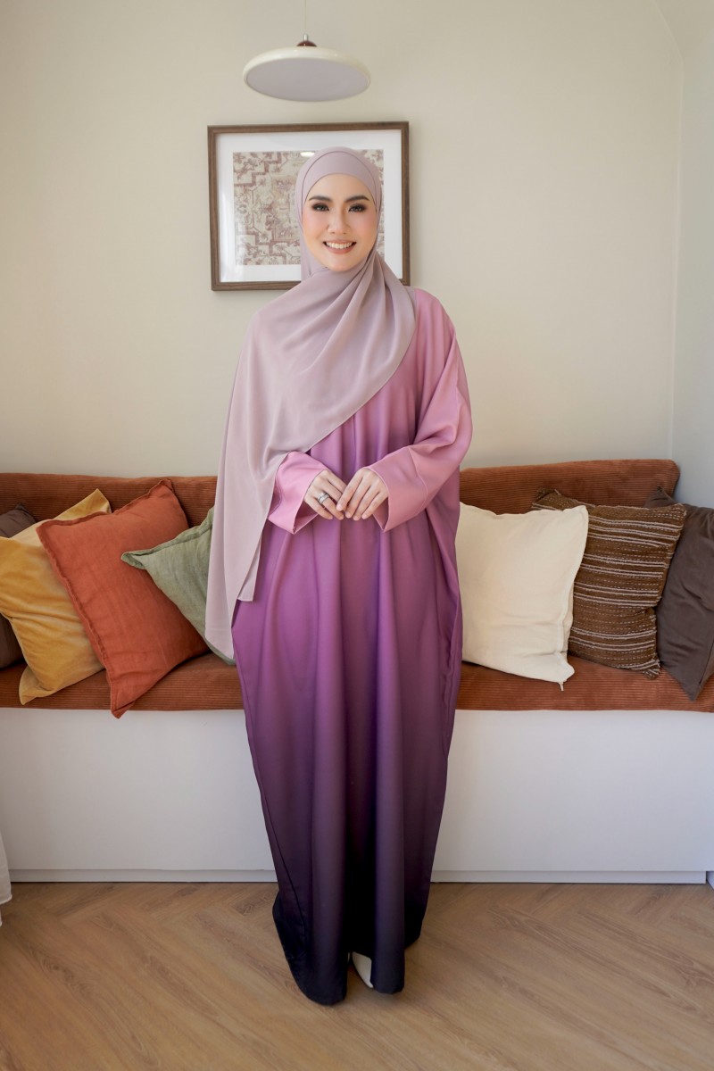 KAFTAN NAURAH - OMBRE PURPLE