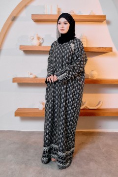 KAFTAN KEBAYA AISYAH - BLACK