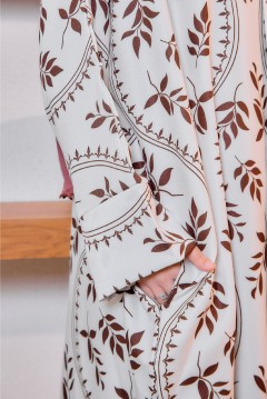 KAFTAN KEBAYA AISYAH - BROWN