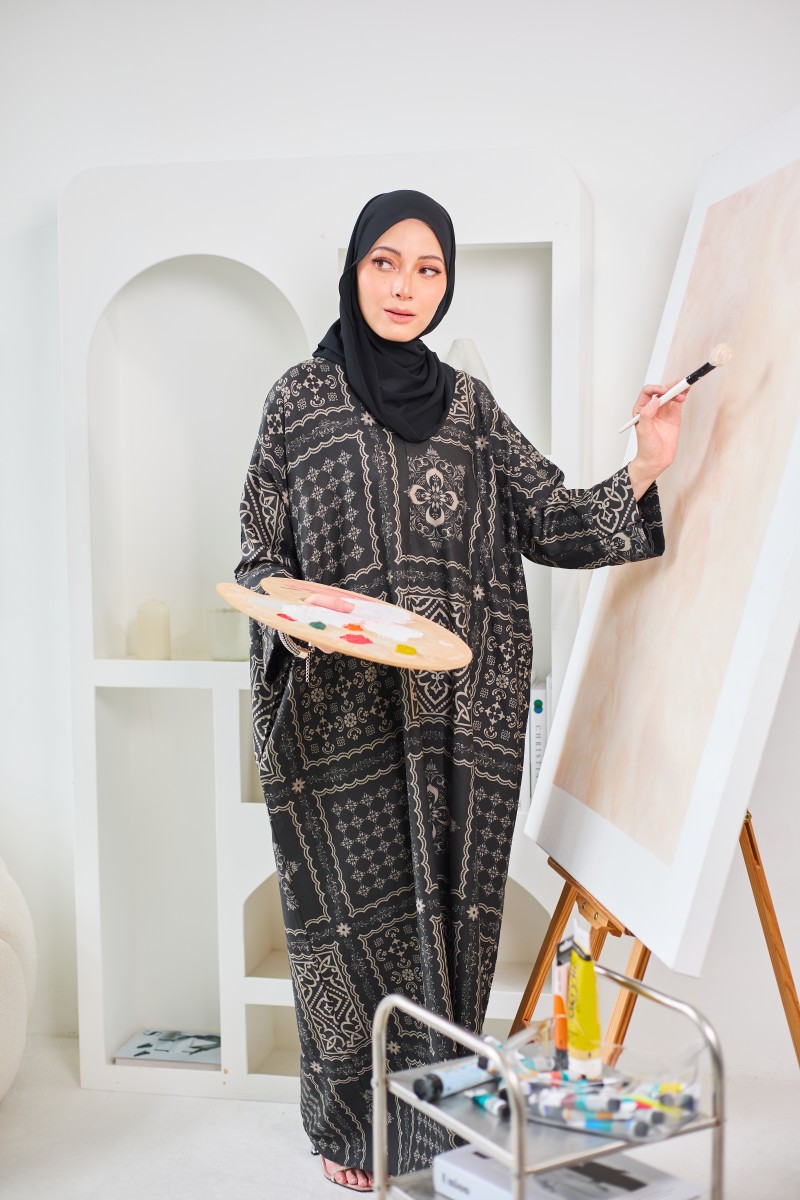 KAFTAN MARISSA (KMS09) - BLACK