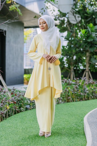 Kebaya Jasmine in Light Yellow