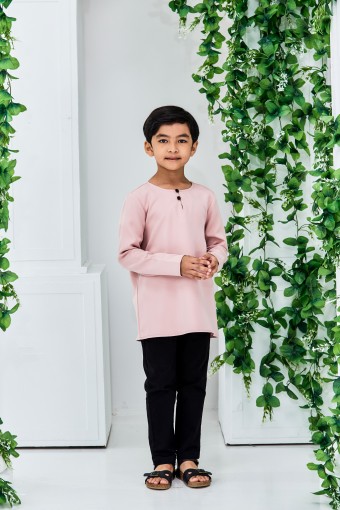 Kurta Ziyad Kids In Soft Pink